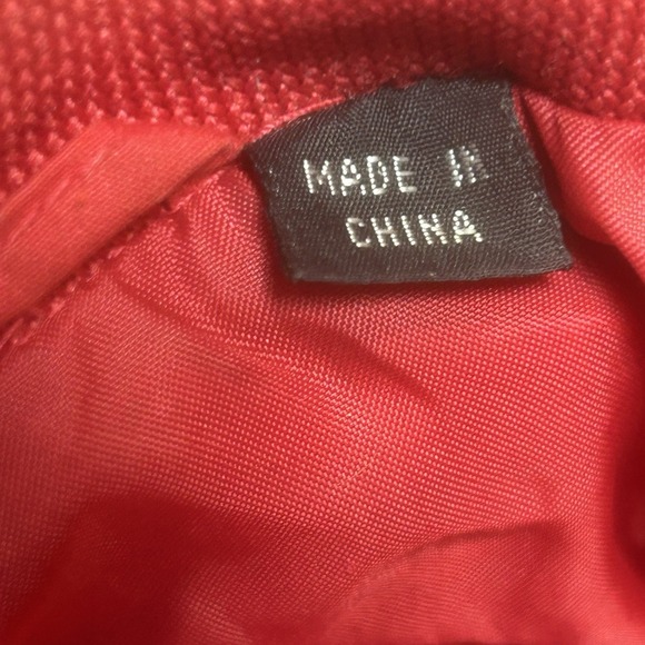 Vintage Members Only Jacket Mens 42 Red Bomber Classic Racer Jacket 80s *SPOTS - Picture 9 of 16